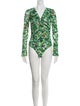 Diane von Furstenberg Printed V-Neck Sweater