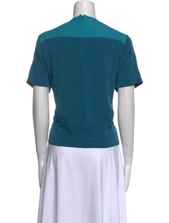 Diane von Furstenberg Silk Scoop Neck Top