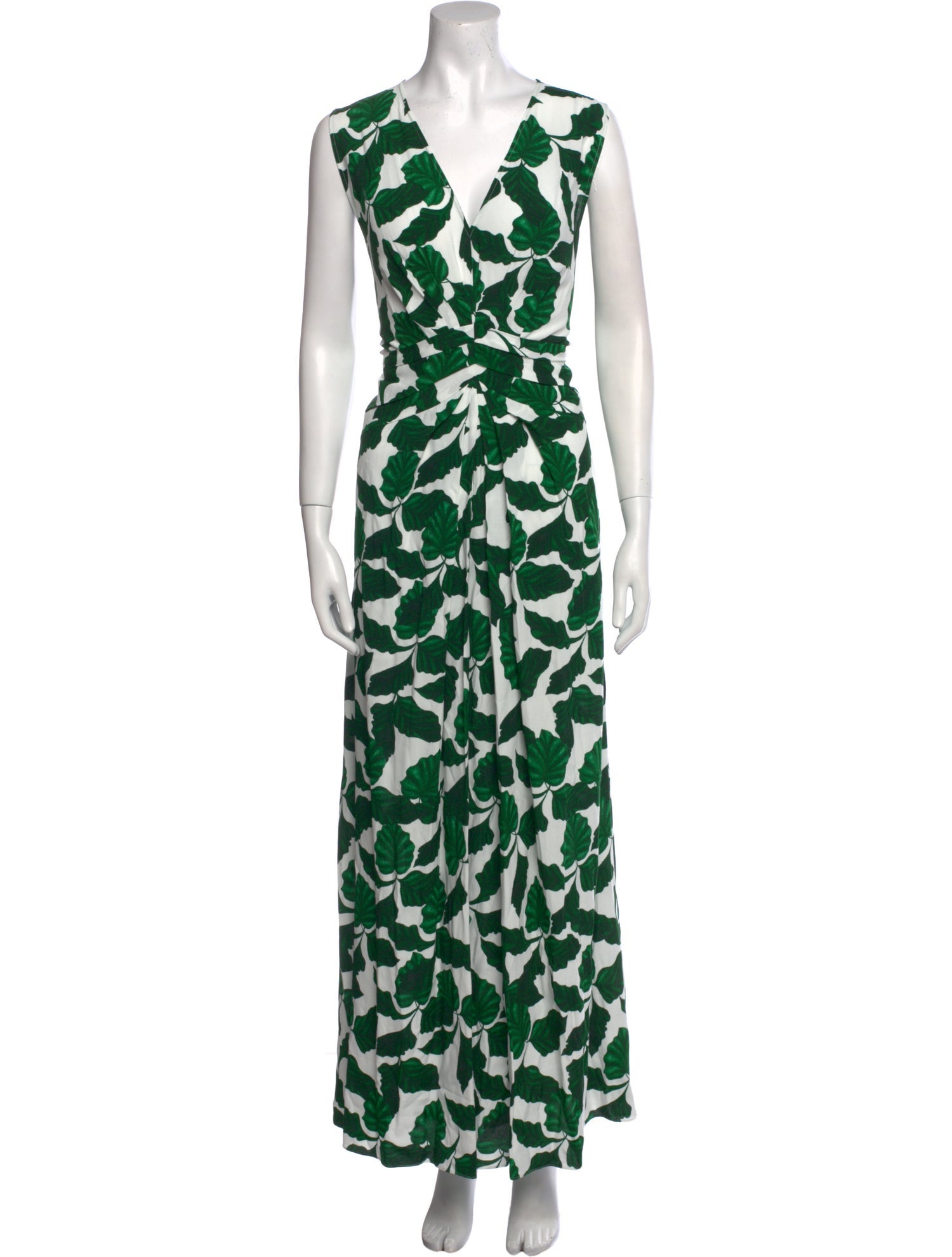 Diane von Furstenberg Printed Long Dress w/ Tags