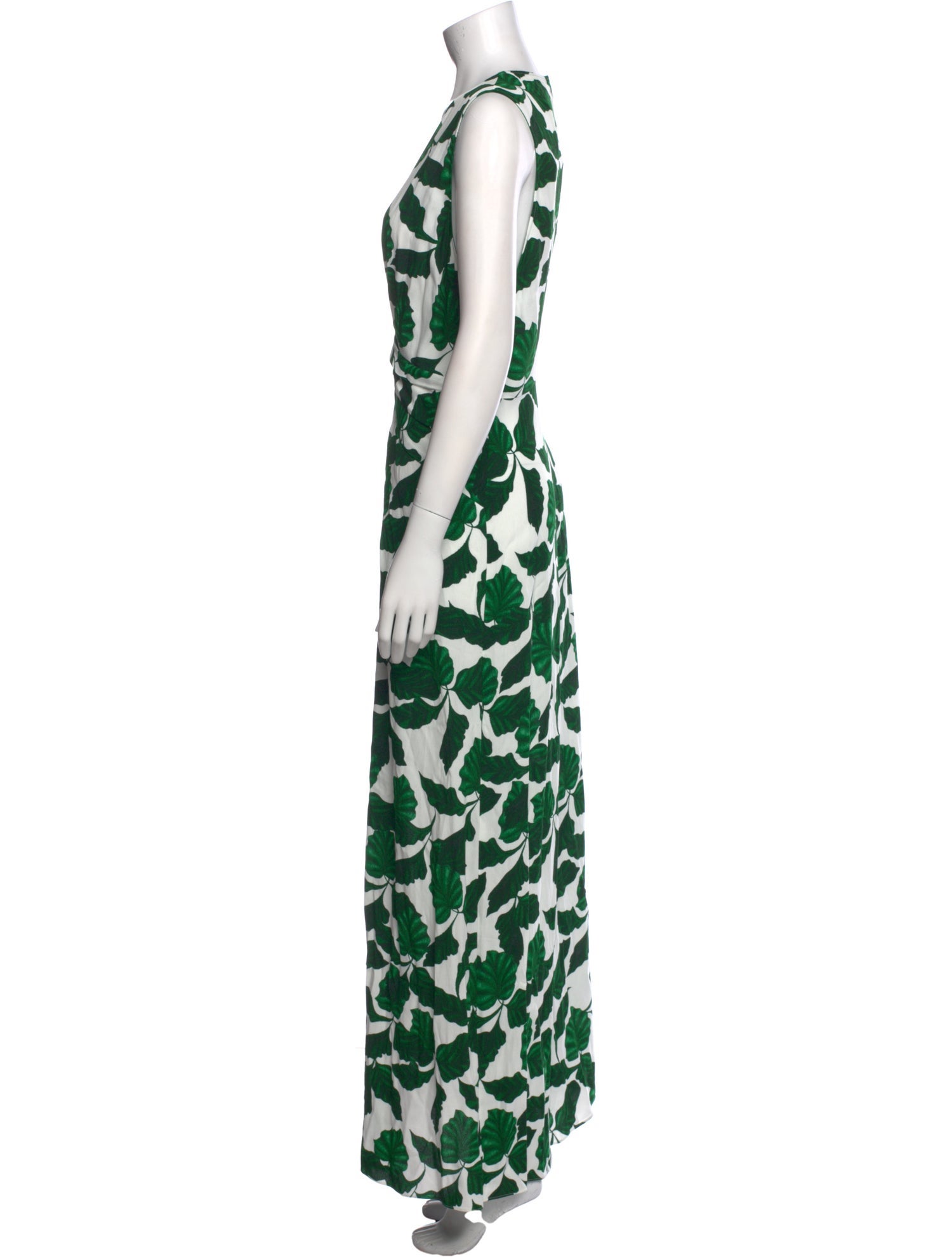 Diane von Furstenberg Printed Long Dress w/ Tags