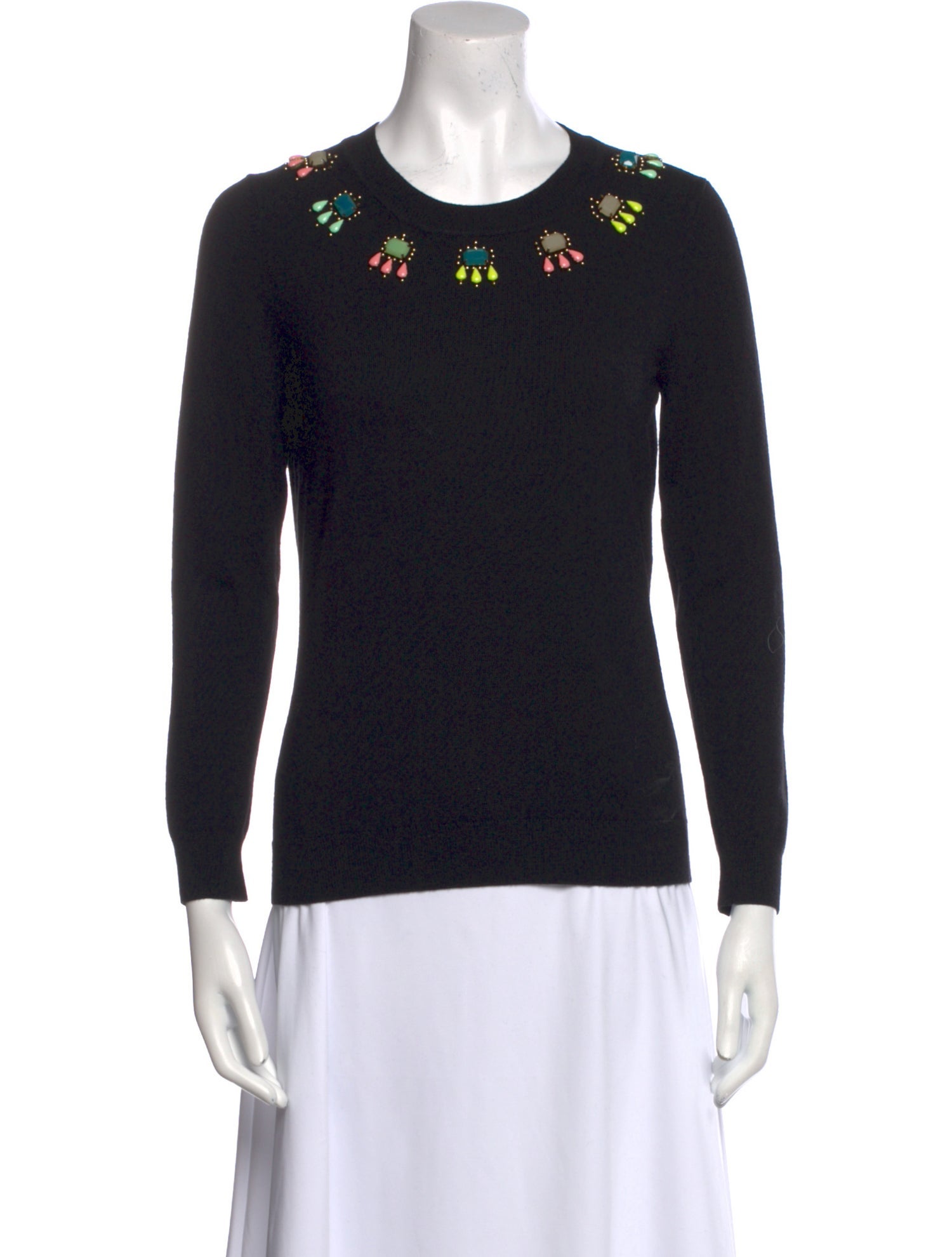 Diane von Furstenberg Wool Scoop Neck Sweater