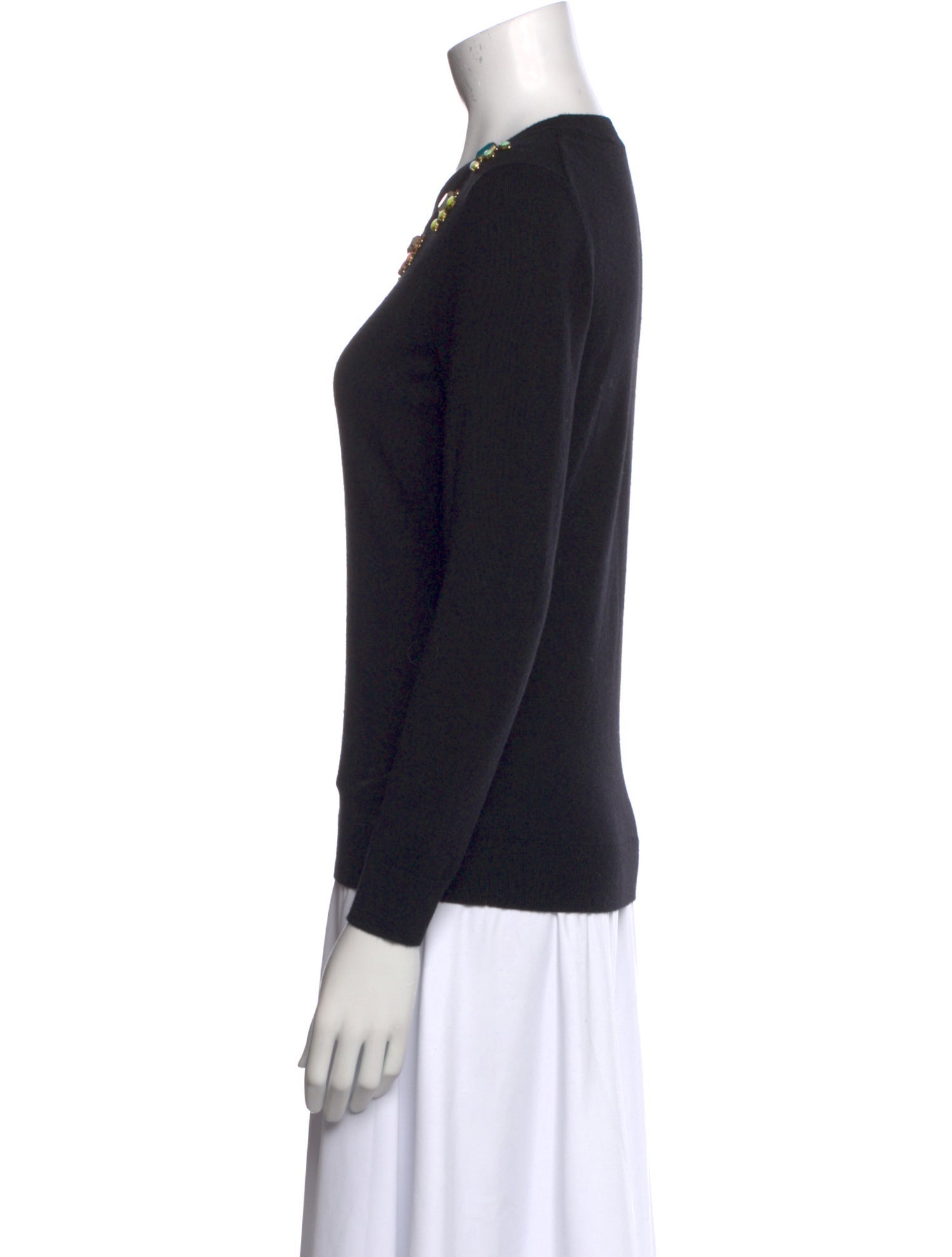 Diane von Furstenberg Wool Scoop Neck Sweater