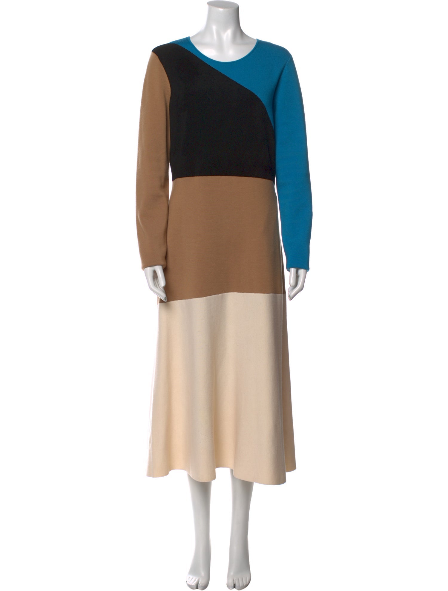 Diane von Furstenberg Merino Wool Midi Length Dress