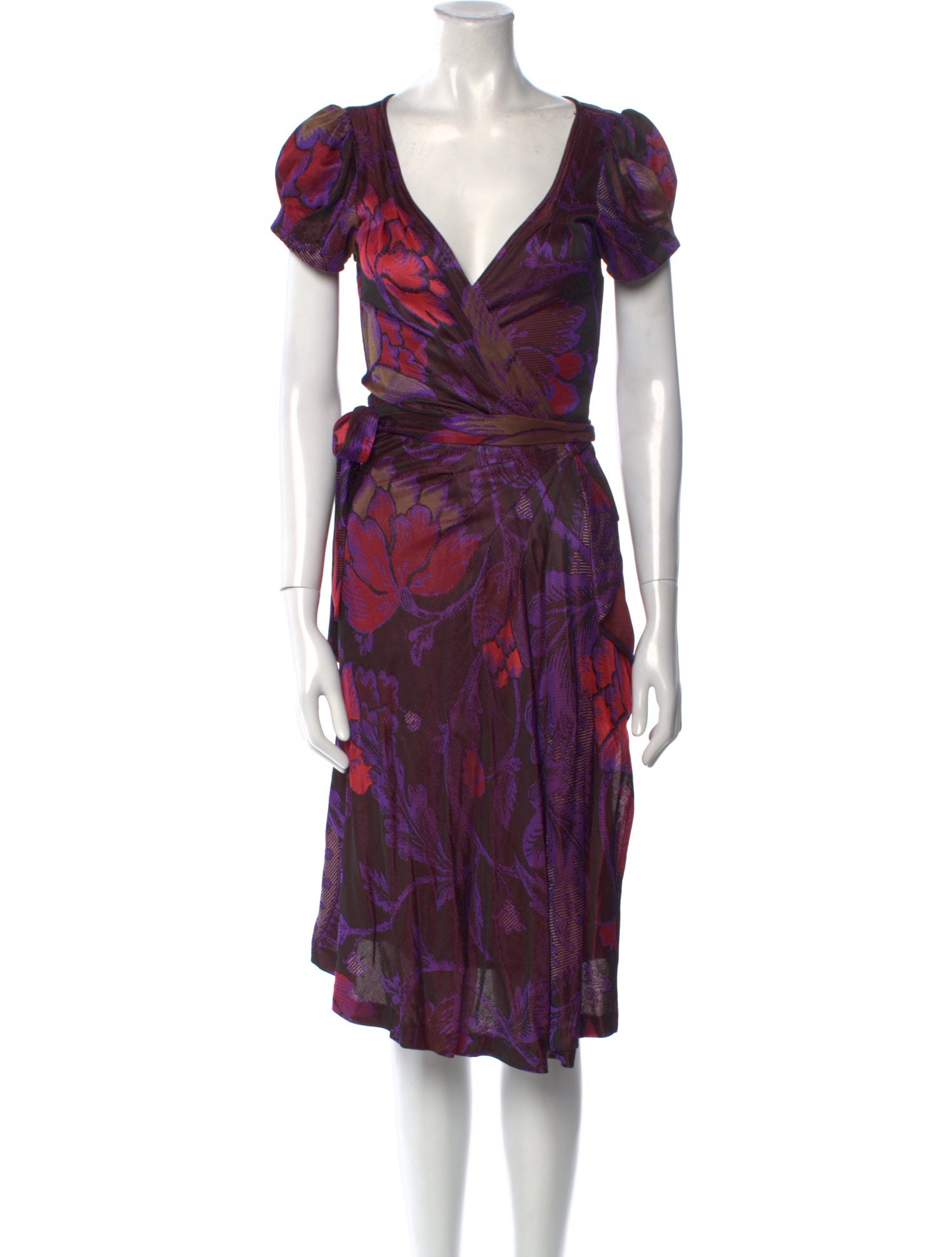 Diane von Furstenberg Printed Knee-Length Dress