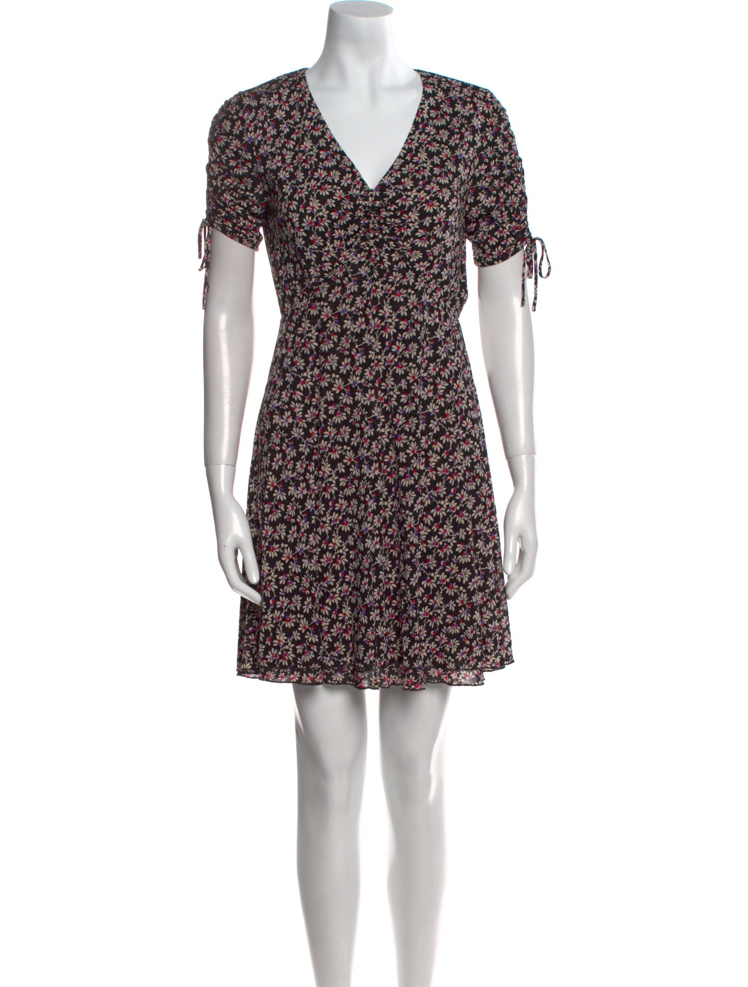 Diane von Furstenberg Floral Print Mini Dress