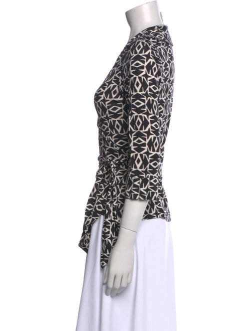 Diane von Furstenberg Silk Printed Blouse