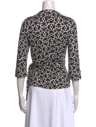 Diane von Furstenberg Silk Printed Blouse
