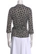 Diane von Furstenberg Silk Printed Blouse