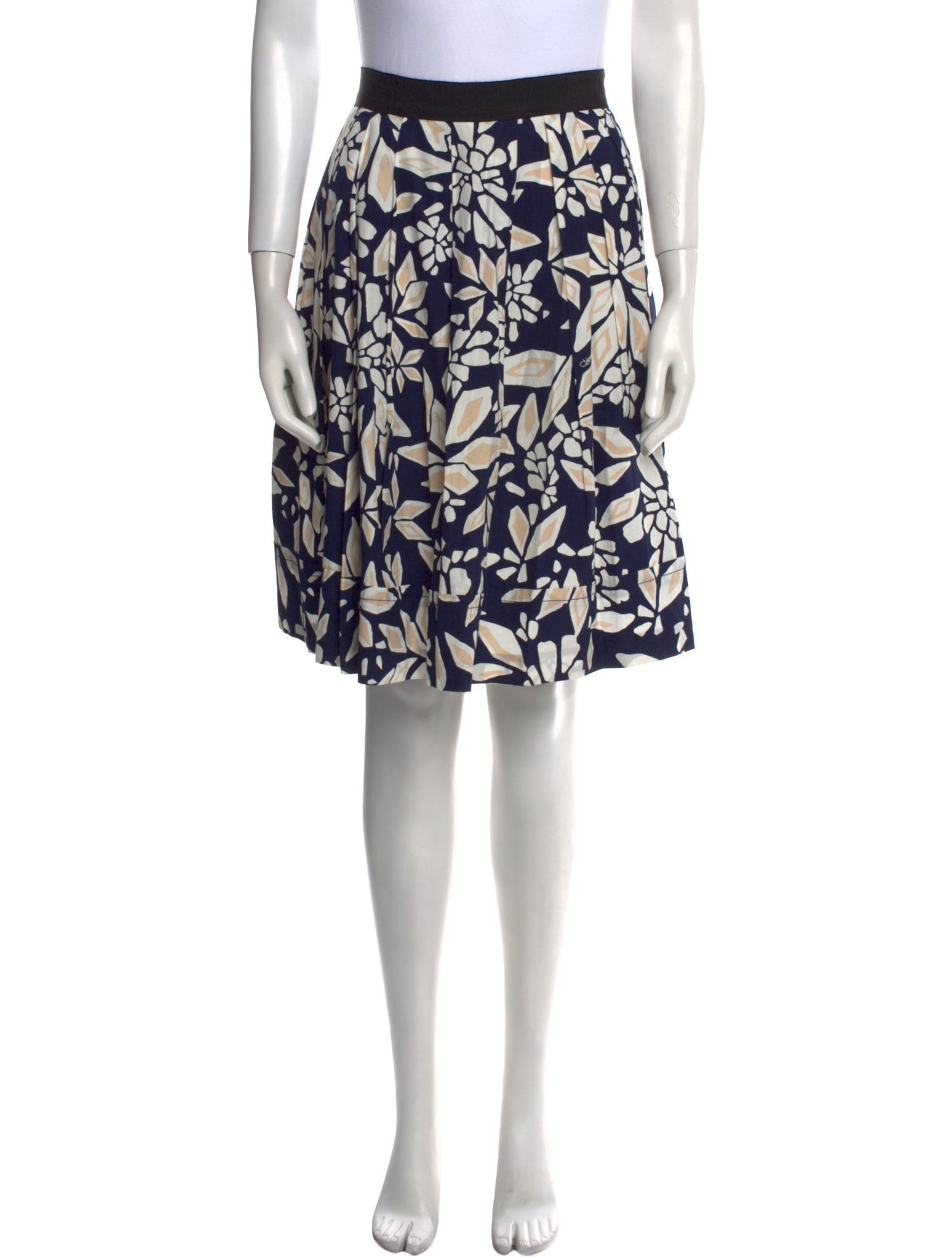 Diane von Furstenberg Printed Knee-Length Skirt