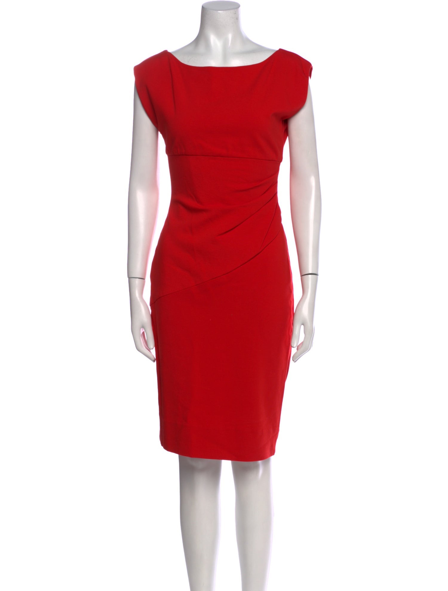 Diane von Furstenberg Bateau Neckline Knee-Length Dress
