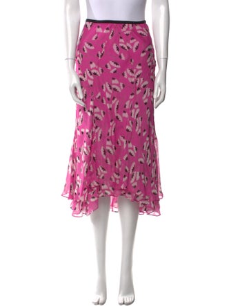 Diane von Furstenberg Silk Knee-Length Skirt