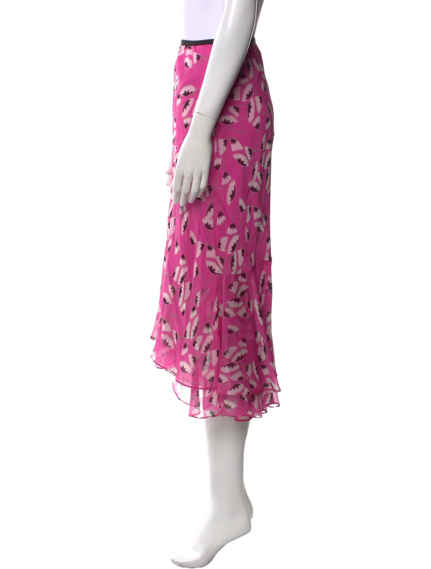 Diane von Furstenberg Silk Knee-Length Skirt