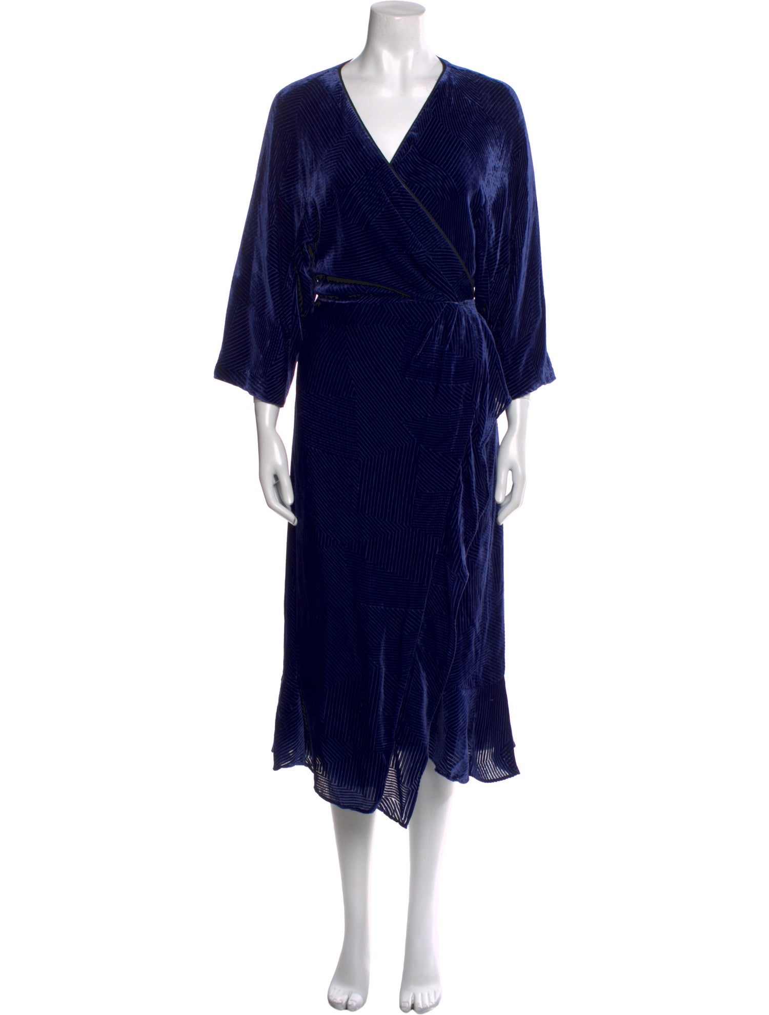 Diane von Furstenberg V-Neck Long Dress