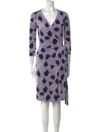 Diane von Furstenberg Silk Knee-Length Dress