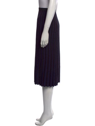 Diane von Furstenberg Striped Knee-Length Skirt