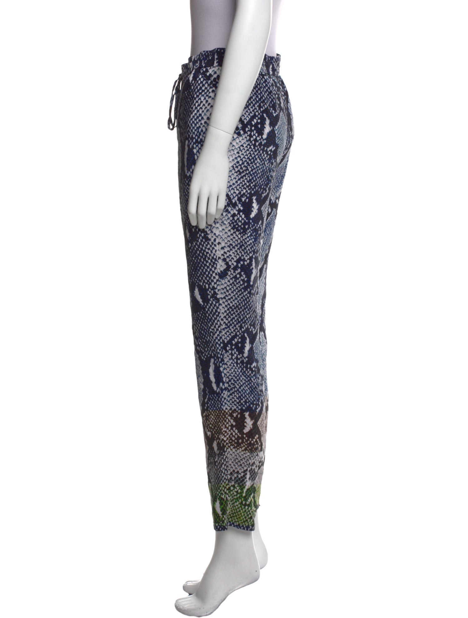 Diane von Furstenberg Silk Straight Leg Pants