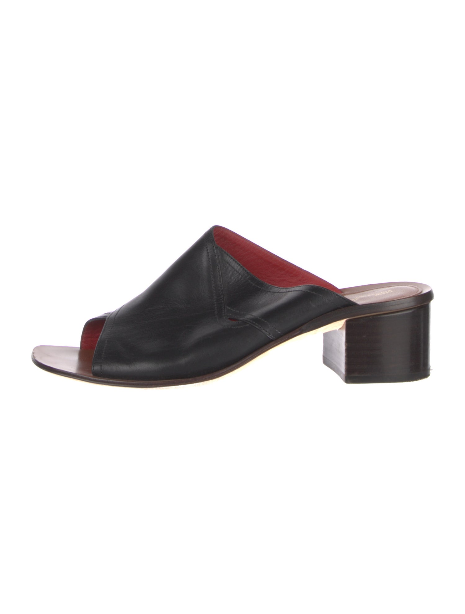 Diane von Furstenberg Leather Slides