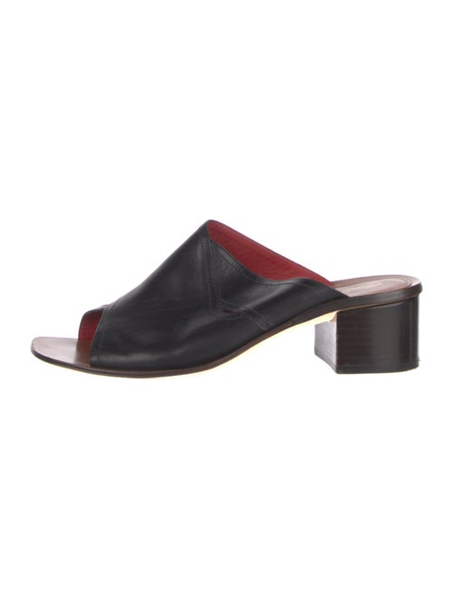 Diane von Furstenberg Leather Slides