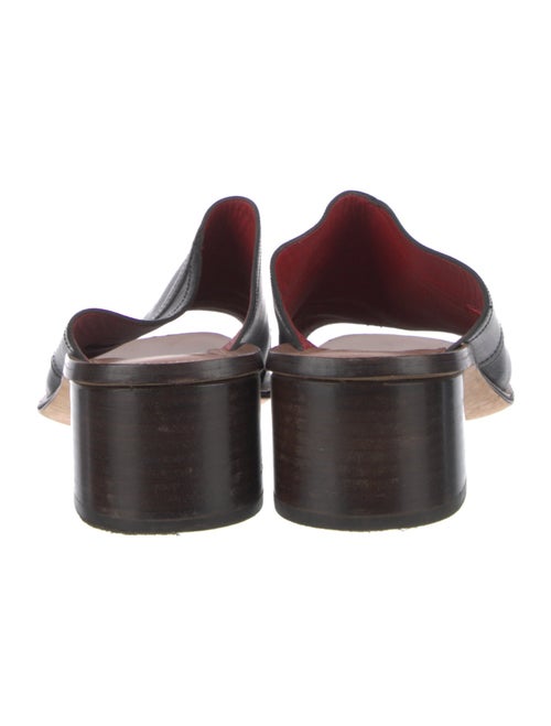 Diane von Furstenberg Leather Slides