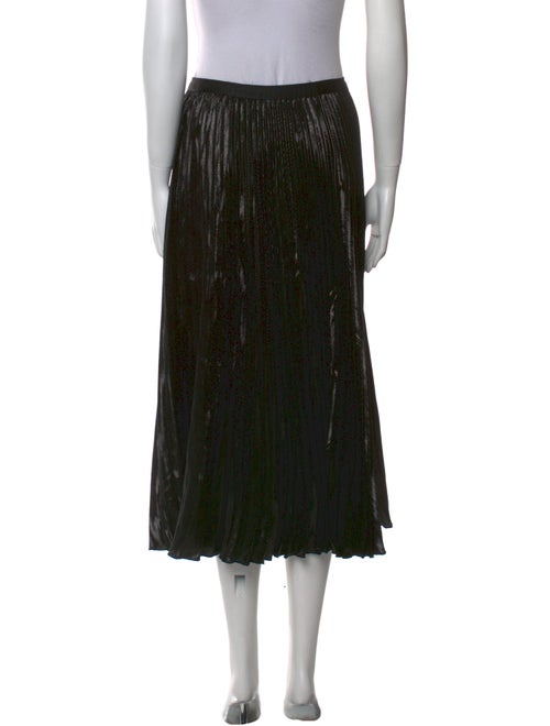 Diane von Furstenberg Pleated Accents Midi Length Skirt