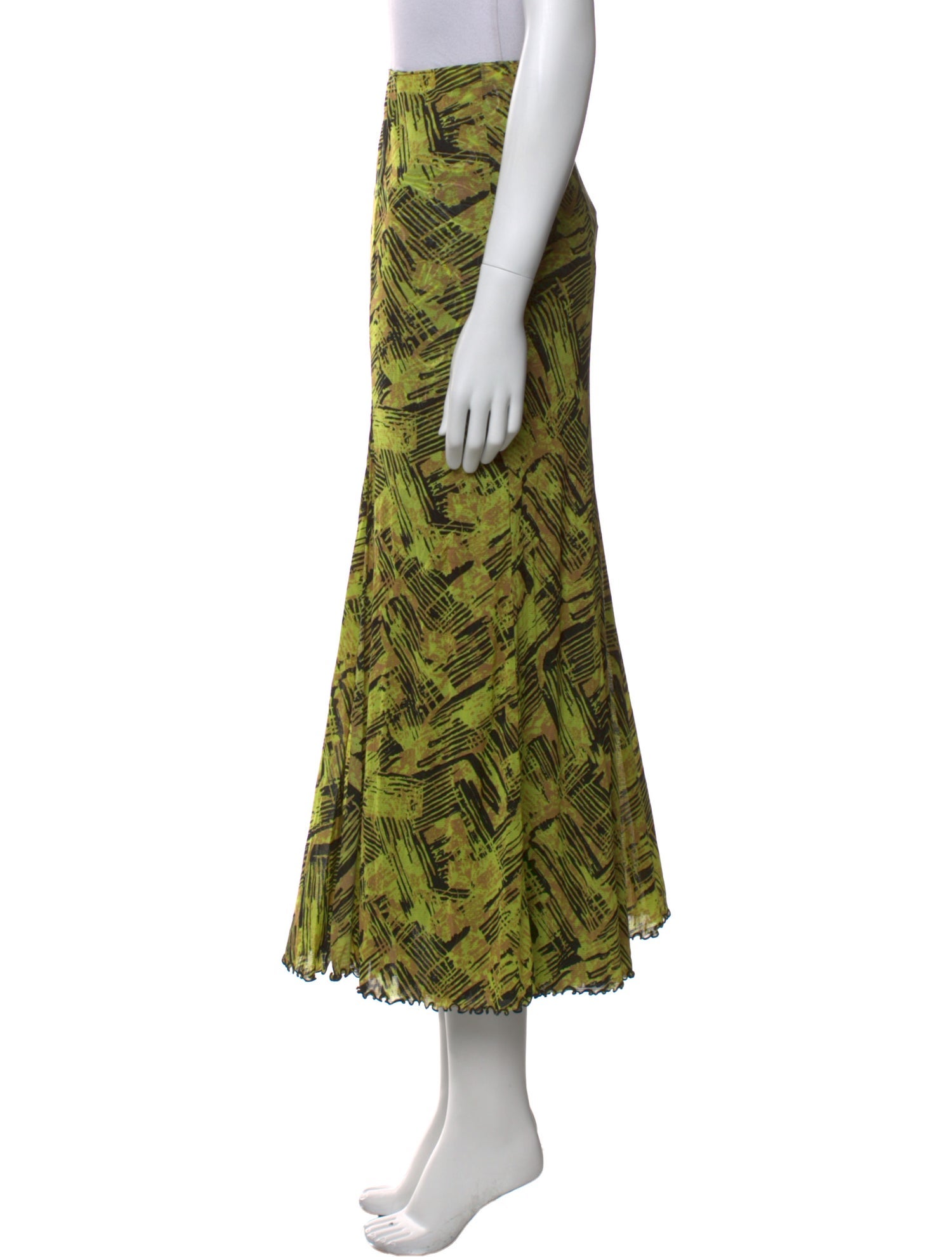 Diane von Furstenberg Printed Midi Length Skirt w/ Tags