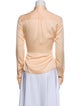 Diane von Furstenberg Silk Long Sleeve Button-Up Top
