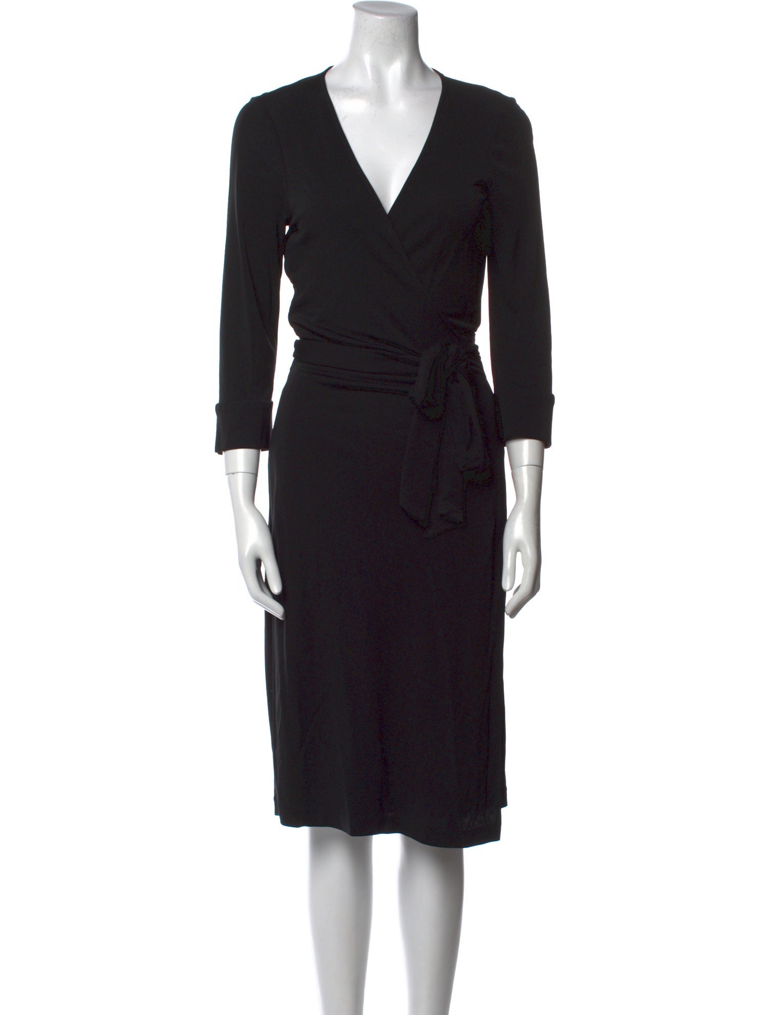 Diane von Furstenberg V-Neck Midi Length Dress