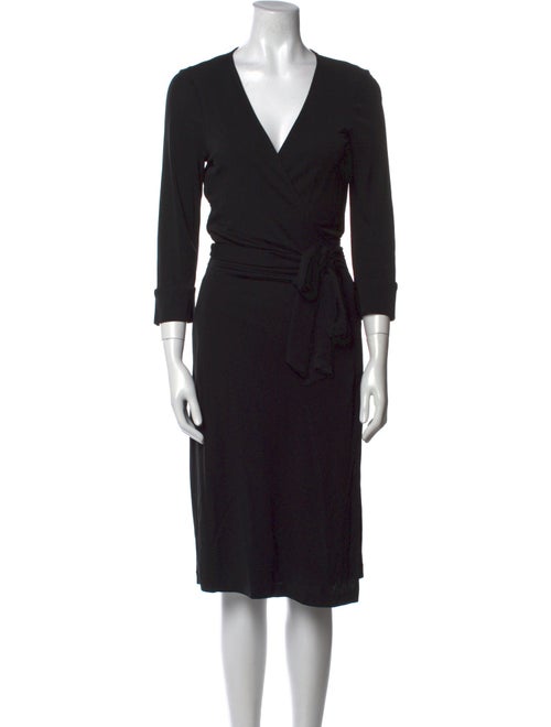 Diane von Furstenberg V-Neck Midi Length Dress