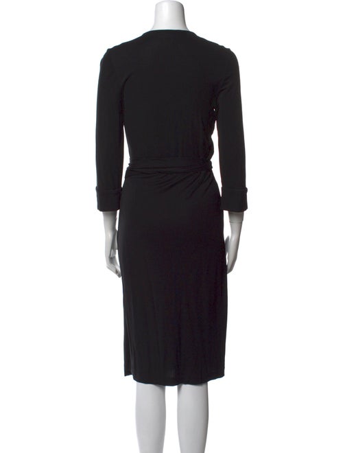 Diane von Furstenberg V-Neck Midi Length Dress