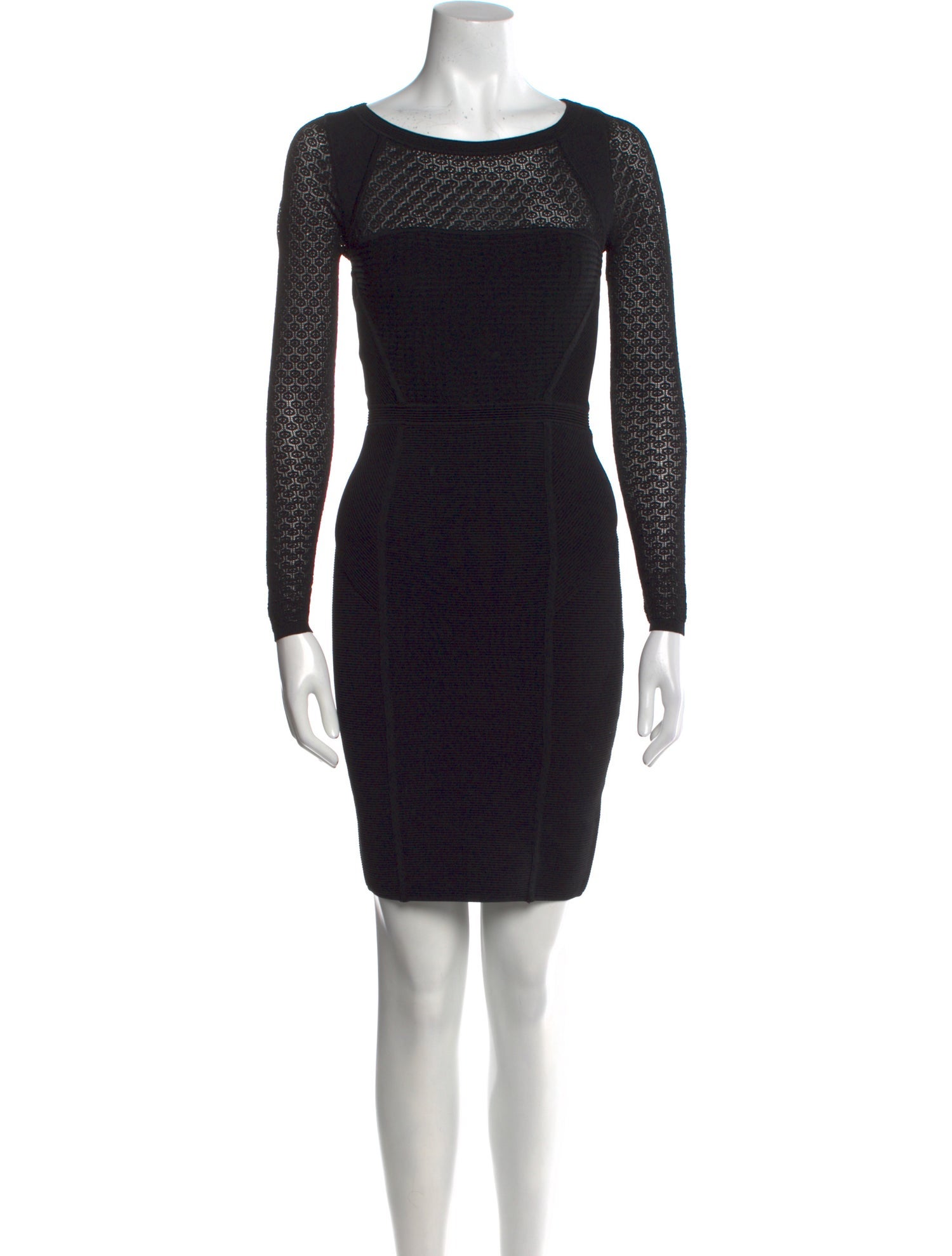 Diane von Furstenberg Bateau Neckline Mini Dress