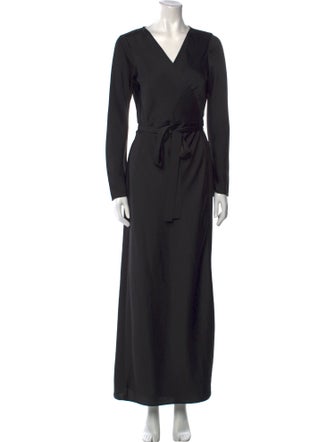 Diane von Furstenberg V-Neck Long Dress