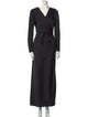 Diane von Furstenberg V-Neck Long Dress