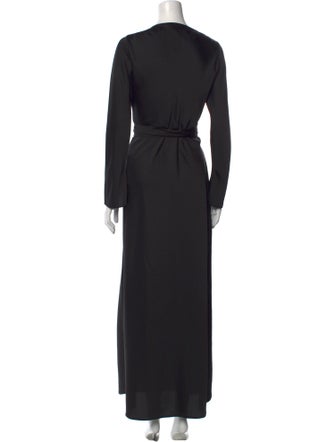 Diane von Furstenberg V-Neck Long Dress
