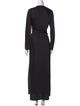 Diane von Furstenberg V-Neck Long Dress