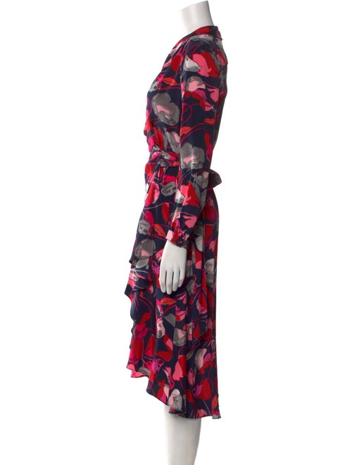 Diane von Furstenberg Floral Print Knee-Length Dress