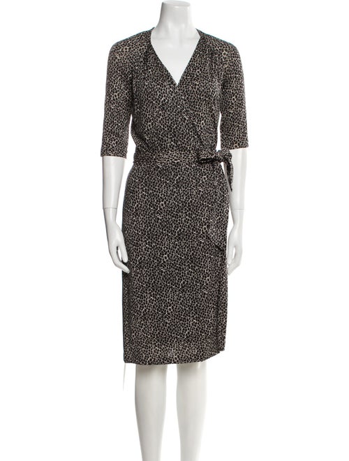 Diane von Furstenberg Printed Midi Length Dress