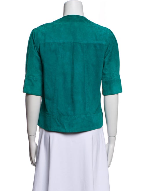 Diane von Furstenberg Leather Evening Jacket