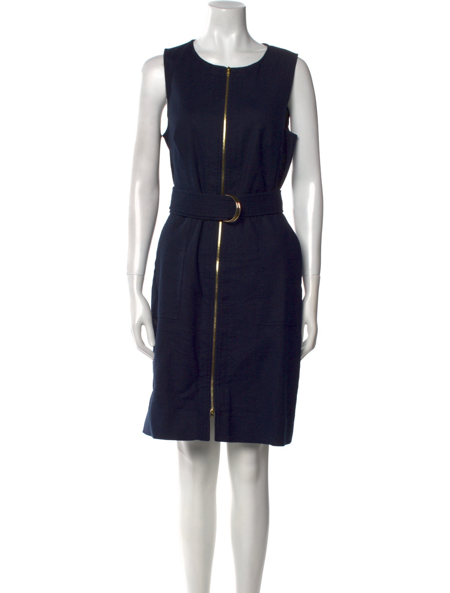 Diane von Furstenberg Scoop Neck Knee-Length Dress