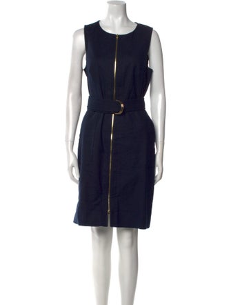 Diane von Furstenberg Scoop Neck Knee-Length Dress