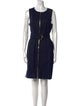 Diane von Furstenberg Scoop Neck Knee-Length Dress