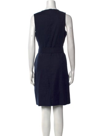 Diane von Furstenberg Scoop Neck Knee-Length Dress