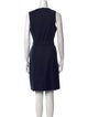 Diane von Furstenberg Scoop Neck Knee-Length Dress