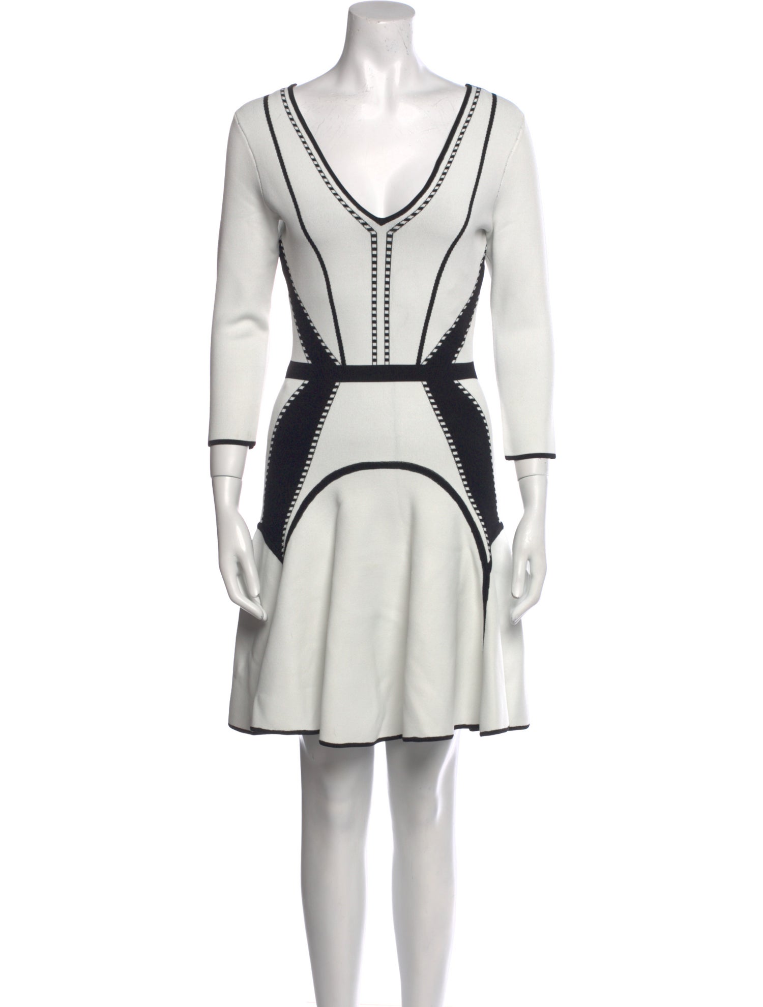 Diane von Furstenberg V-Neck Mini Dress