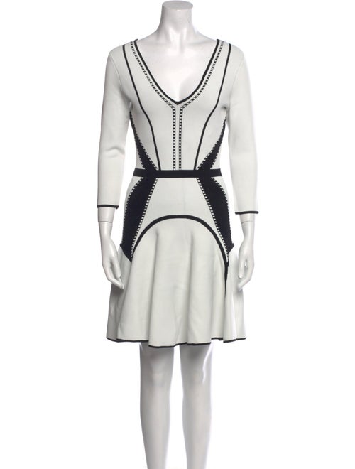 Diane von Furstenberg V-Neck Mini Dress