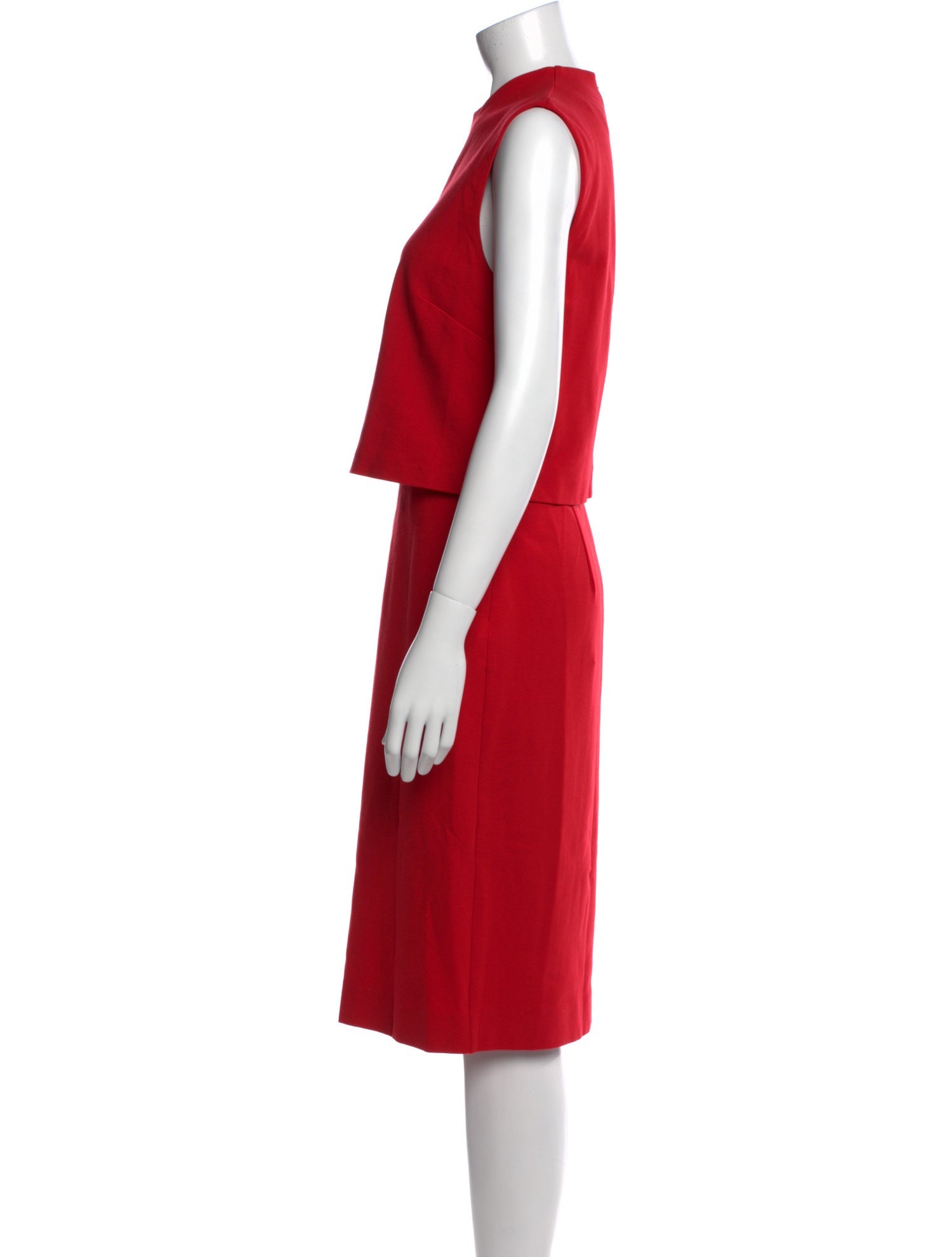 Diane von Furstenberg Crew Neck Midi Length Dress