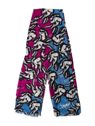 Diane von Furstenberg Floral Print Scarf