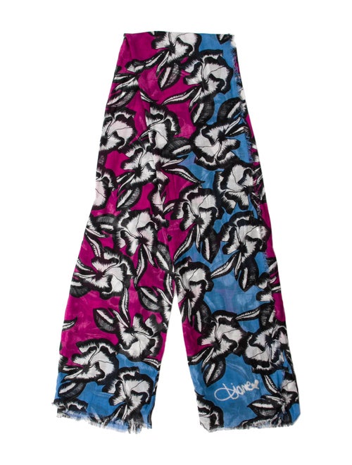 Diane von Furstenberg Floral Print Scarf