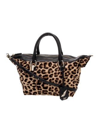 Diane von Furstenberg Ponyhair Top Handle Bag