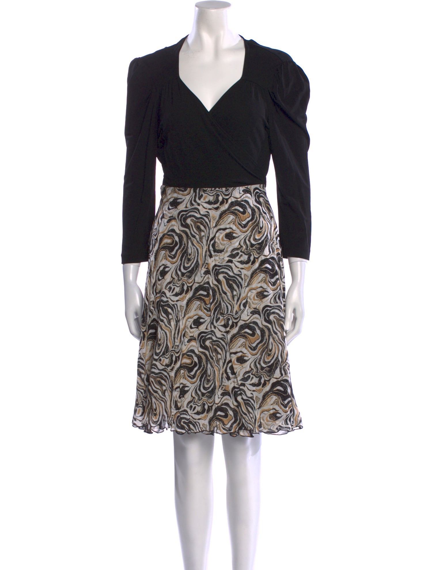 Diane von Furstenberg Printed Knee-Length Dress