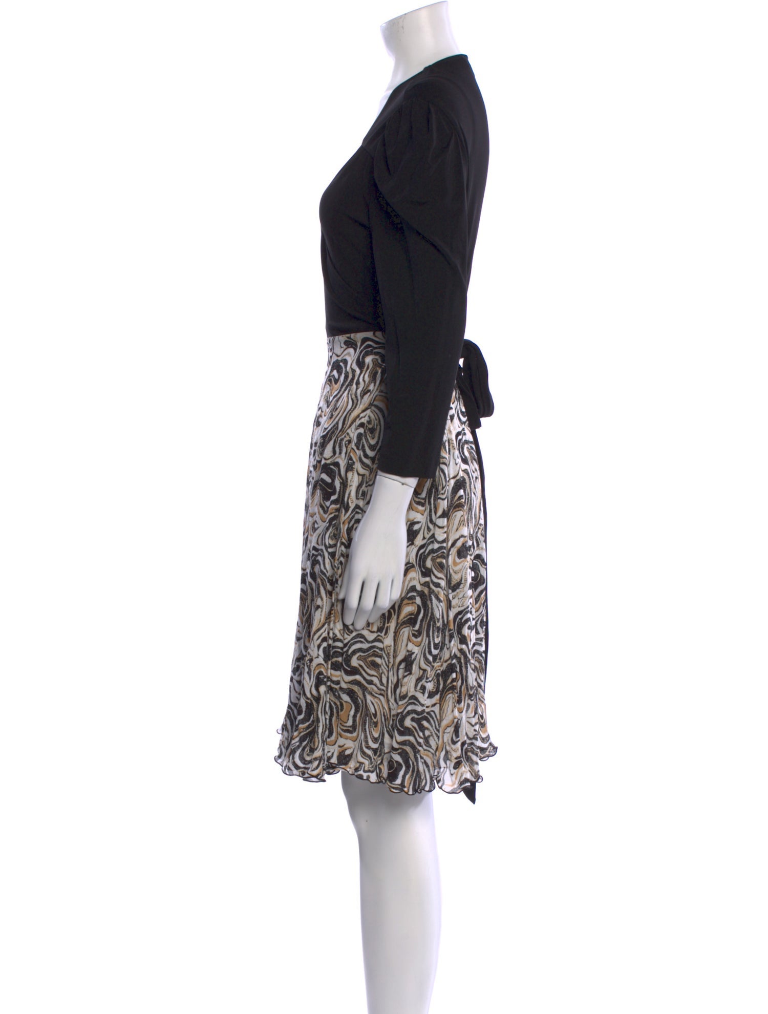 Diane von Furstenberg Printed Knee-Length Dress